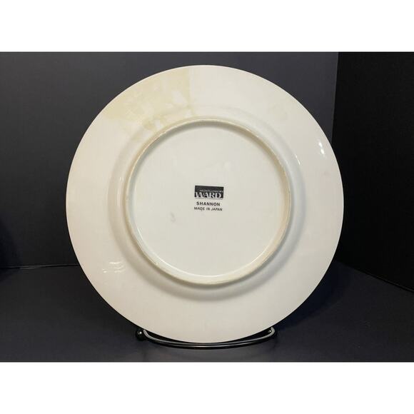 Montgomery Ward Shannon Japan Fine China Salad Plates 7½″ Set of 7 White Silver - Picture 13 of 16